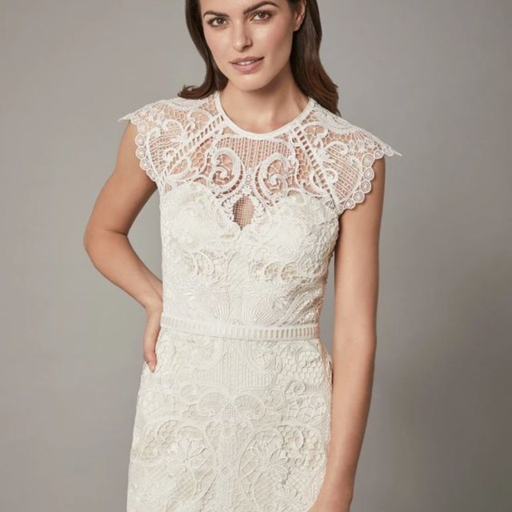 Catherine Deane Merry Wedding Gown Size 14 Lace NEW - Picture 5 of 12